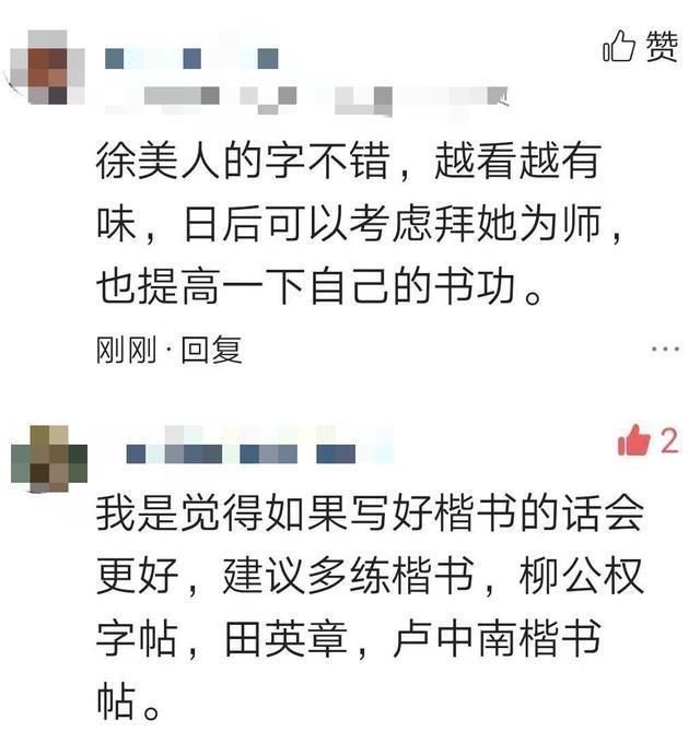 辞海$徐静蕾楷书也堪称养眼,专家也服了日后可考虑拜她为师