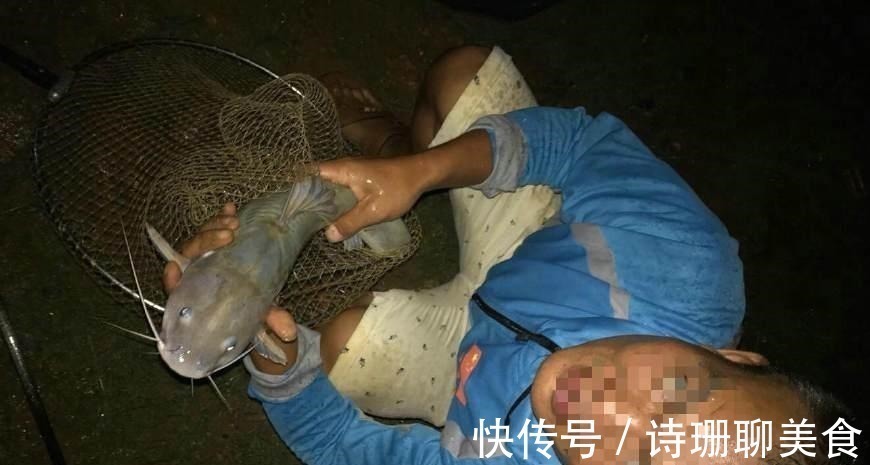 夜钓长江,钓起一条三斤多怪鱼,有老渔民认识!