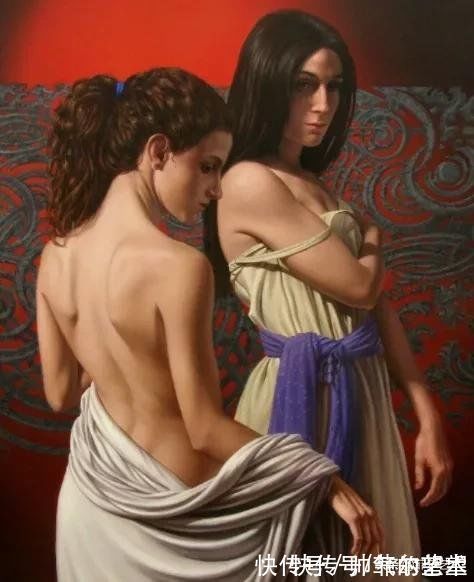 拉斐尔!南美现代古典主义风格大师米格尔油画作品中的温柔女孩