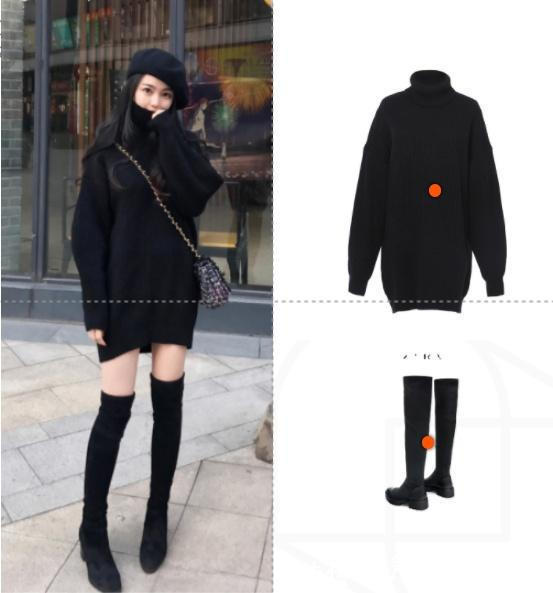 保暖 冬天穿裙子太冷,试试3款针织裙搭配,保暖又显气质