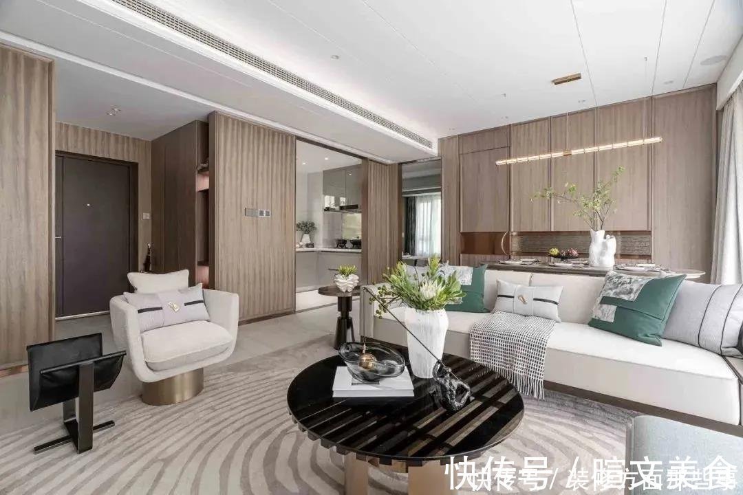 空间|140平全屋开放式布局中式三居室,唤醒了属于“家的开阔感”