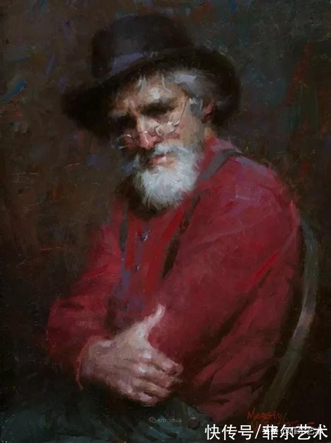 油画#色彩浓郁透明感富有表现力与感染力~画家摩根·威斯特林油画欣赏