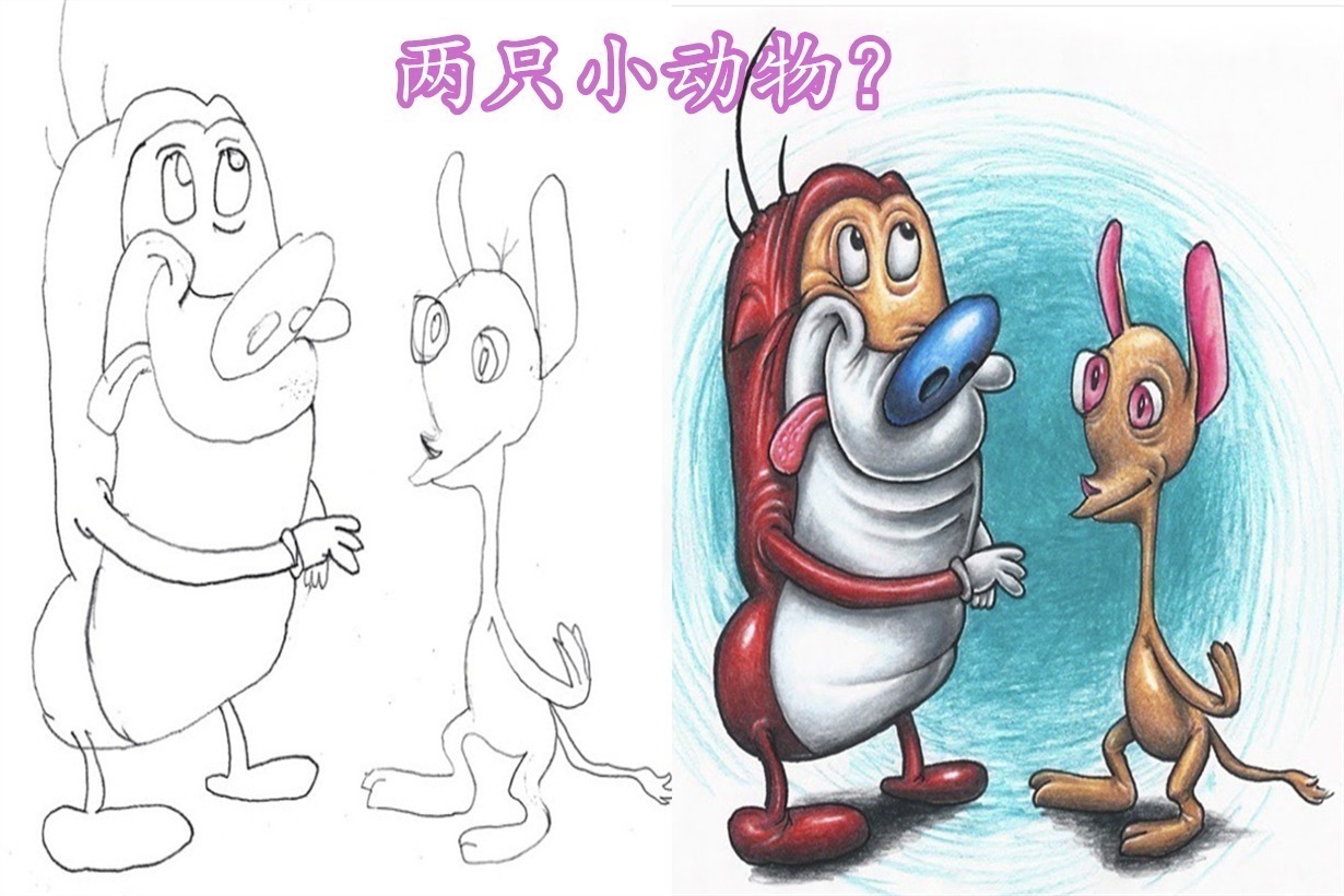 小女孩|小女孩在平板上作画,起笔看着像菜鸟,上完色才发现是个小艺术家