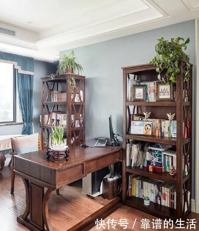 淡蓝色|130㎡现代美式,简约的优雅,好精致!130㎡现代美式,简约的优雅,好精致!