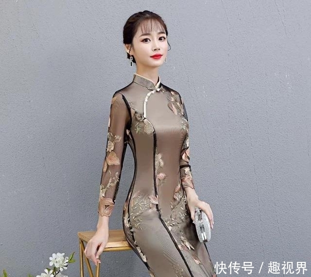 改良大气款,新颖独到,精美绝伦长旗袍!