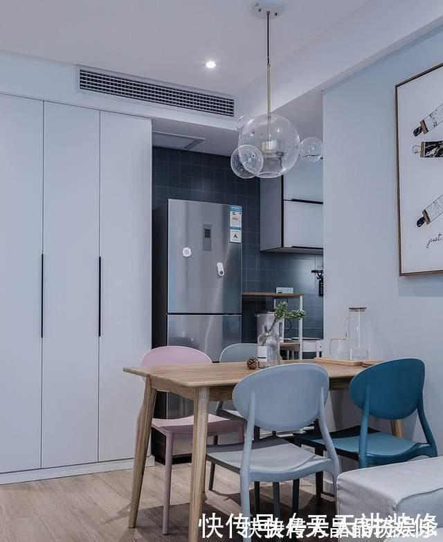 两居|55平小两居,玄关最吸睛,精致优雅又实用,小户型一样温馨舒适!