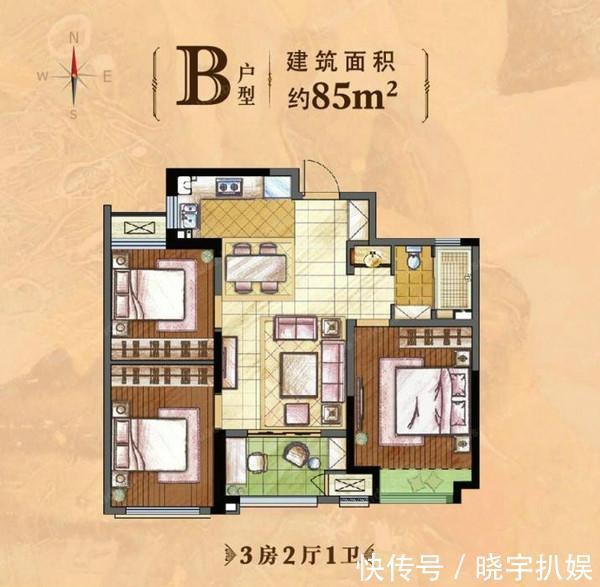 柜底|85平小三居,全屋定制的柜子实在漂亮,邻居看了都赞不绝口!晒晒