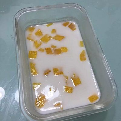 椰浆|芒果椰汁糕