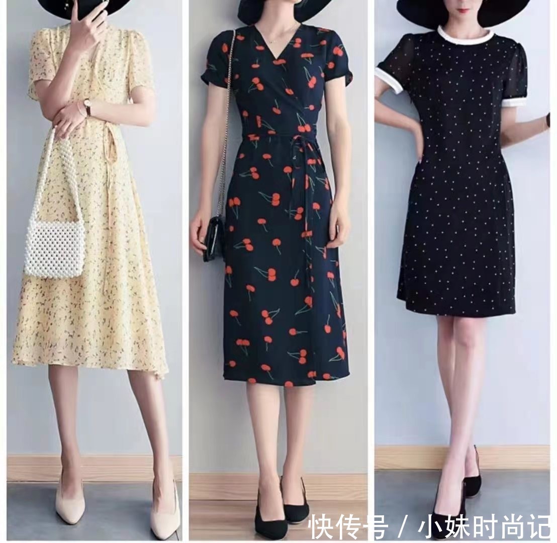 穿衣|“印花裙”优雅有品味，这几套照着穿很减龄