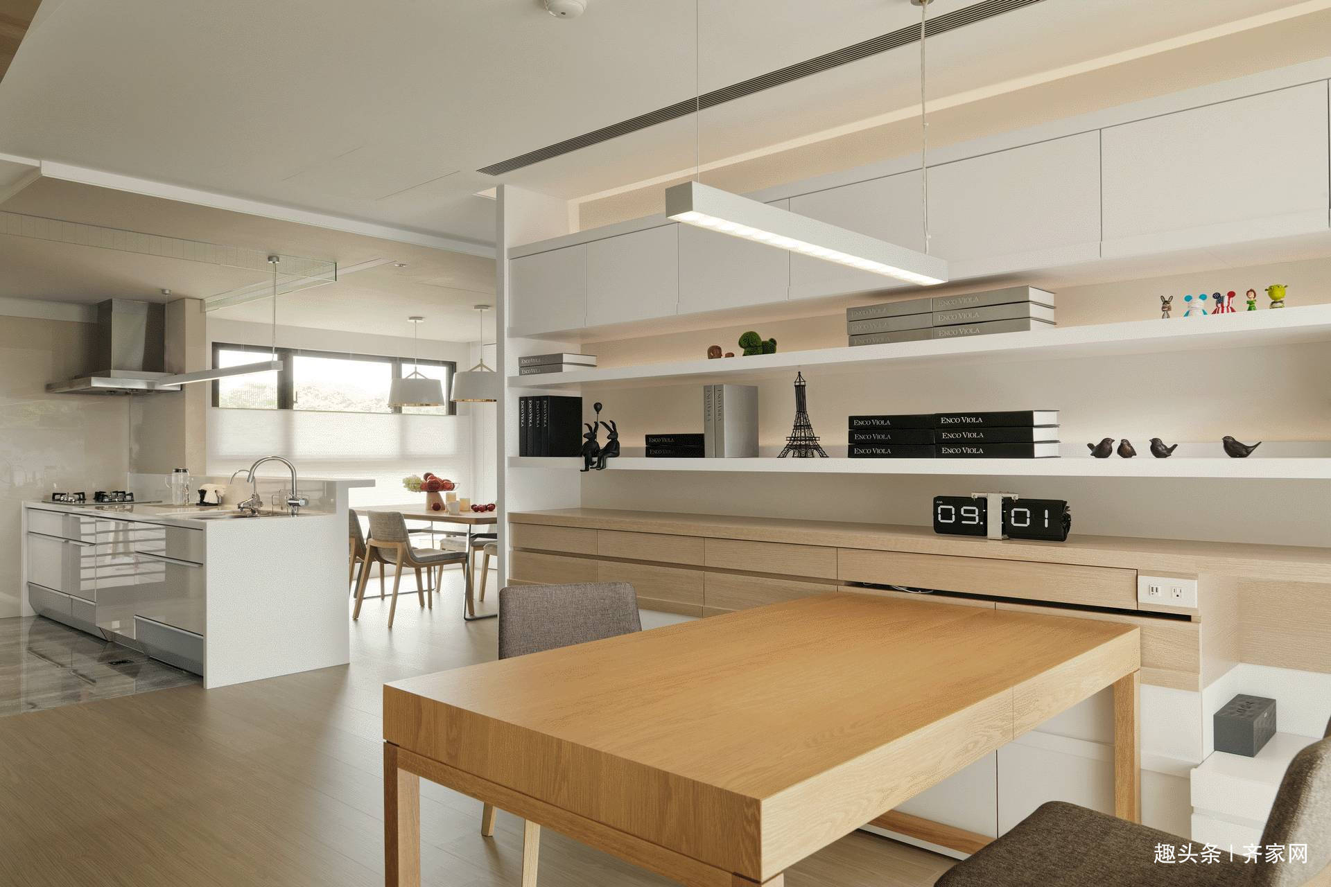 简约风|台式简约风,仅用质朴的色彩和线条感极强的设计手法,让家更美