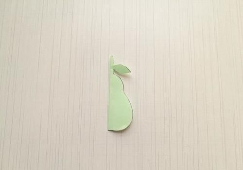  学会|幼儿手工，孩子能学会的简单的剪纸鸭梨教程