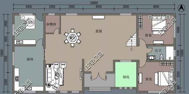 建筑面积|农村没有堂屋的房子不是好房子,20套户型分享,总有一套看上眼