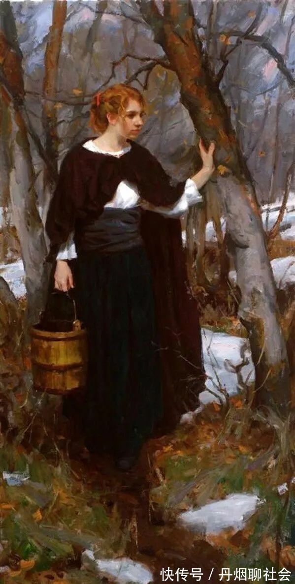 迈克尔·马尔姆!寻找生命中的光,70后印象现实主义画家迈克尔·马尔姆的油画