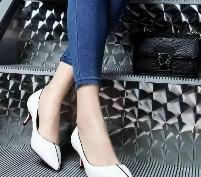 尖头 抵挡不住的魅力,尖头高跟鞋穿出逆天大长腿,优雅气质自然流露