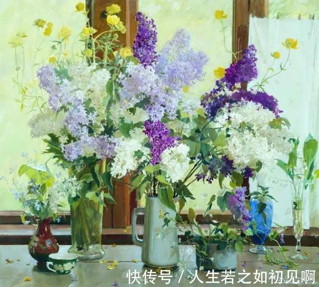 艺术家@俄罗斯艺术家梅德贝尔尤金人物风景油画作品欣赏