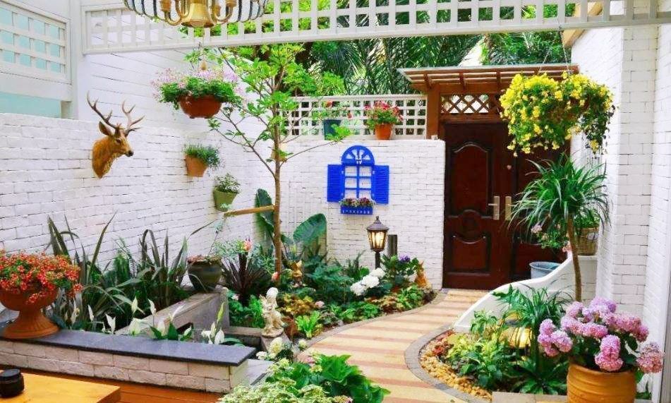 美观性|院子别再全整平层式,局部这样设计美观性十足,一个当两个用!