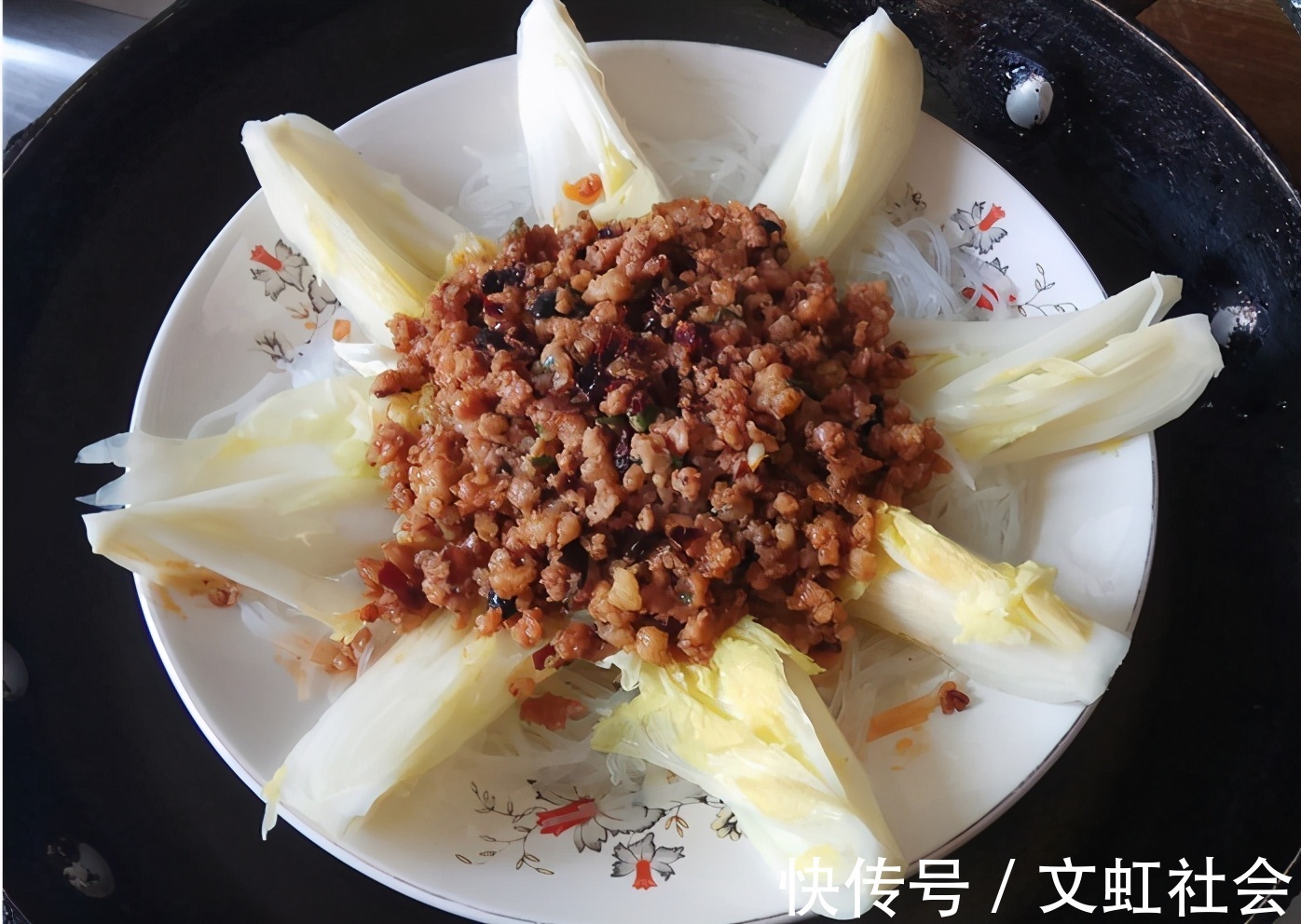 一道菜|在夏季受欢迎的一道菜，肉末粉丝蒸娃娃菜，少油少盐更健康