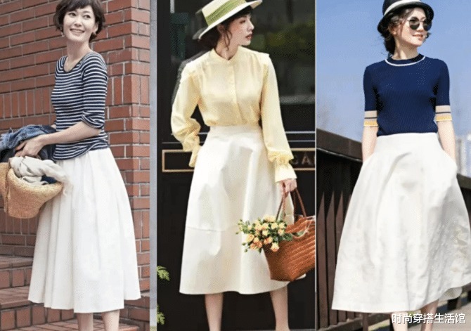 雪纺衫|今秋火了一种裙子:叫“半身裙”,不仅百搭还提气质,简直太美了