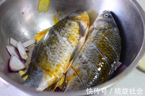 鲫鱼|跟一位大排档的师傅学来的烧法,这里的调料,肉嫩味香,太好吃了