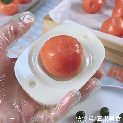 柿子|今年必须做的好柿花生月饼