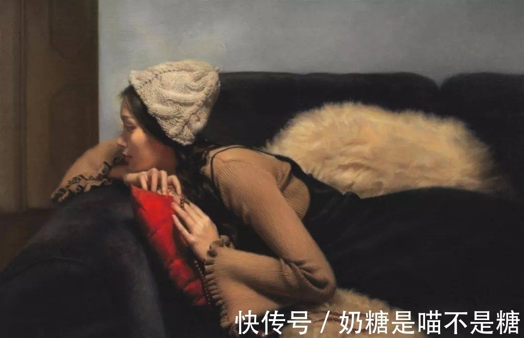 笔触#火辣!光影下的女性充满迷人的魅力,探究油画语言的艺术审美!