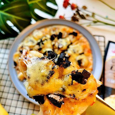 巧克力酱|香蕉奥利奥披萨