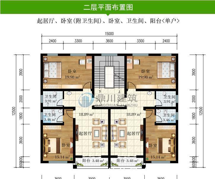 进深|5款农村双拼别墅,气派非凡,两兄弟建在农村低调而舒适
