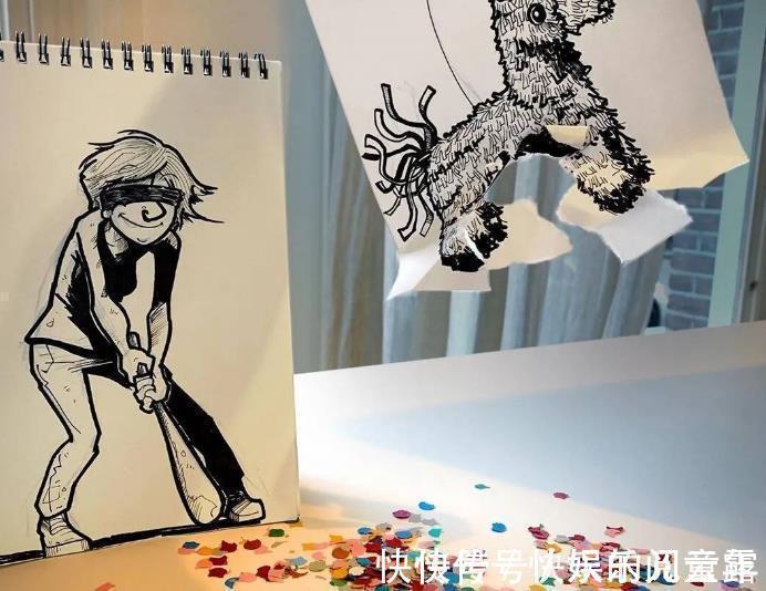 作品@美术生偷懒之后的作品,让人哭笑不得,老师直接给出零分