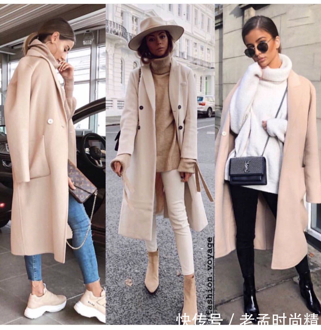 秋冬 换季穿衣太纠结?可盐可甜的秋冬穿搭,颜色搭配很值得借鉴
