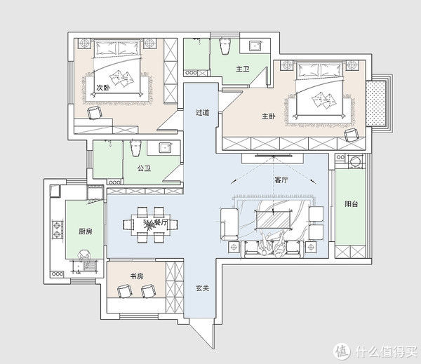 玄关|看了这对年轻夫妻的中式风装修,真的很喜欢,精致有品位,很高级