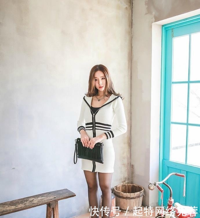 高跟鞋|针织裙丝袜配高跟鞋展露卓尔不群的你