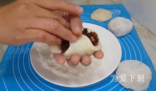 糯米粉|糯米粉这做法才好吃,加半碗红豆,软糯又香甜,比吃蛋糕还舒服