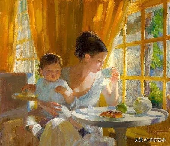 哈巴罗夫斯克&犹如花朵绽放，美得让人难忘~俄罗斯画家人物油画作品欣赏