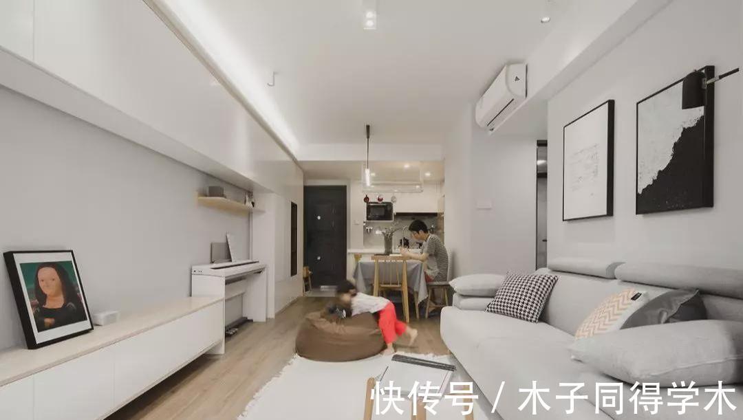 大理石|67㎡舒适北欧2室2厅,打造清新实用的乐活小筑