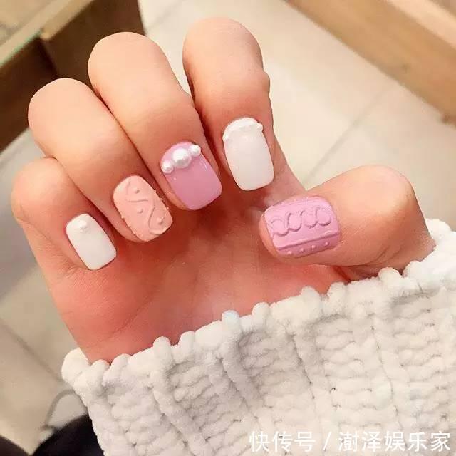 这个秋冬给指甲“穿毛衣”,日韩最新流行趋势真让人看不懂了