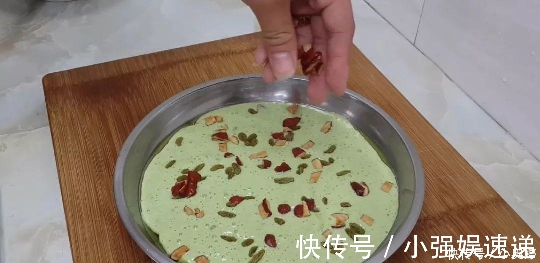 白糖|3勺白糖, 1斤面粉, 不用和面, 做出来最好吃的发糕, 边吃边流口水
