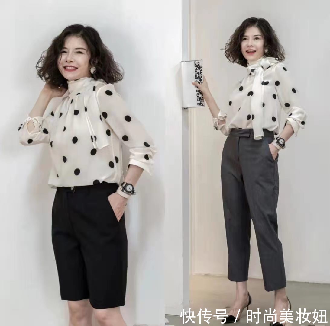 高跟鞋|40+穿衣不用刻意“扮嫩”,看她的高级穿搭,照搬同样优雅时髦