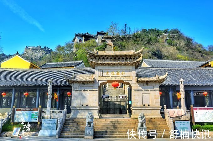 宫殿#花木兰替父从军后竟然隐居在这里,五百多米的山建满了宫殿