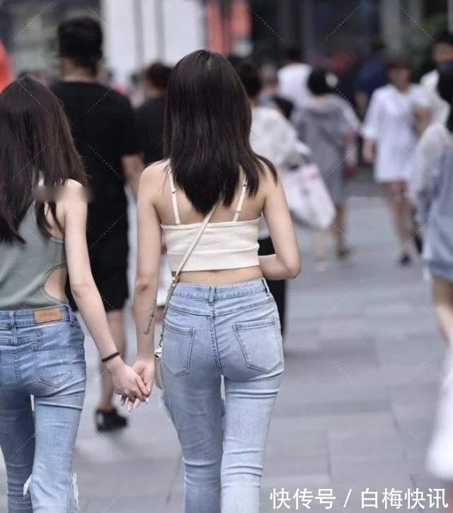 高跟鞋 腐烂的街道牛仔裤,以新的面貌表现人,穿着独特的美丽!