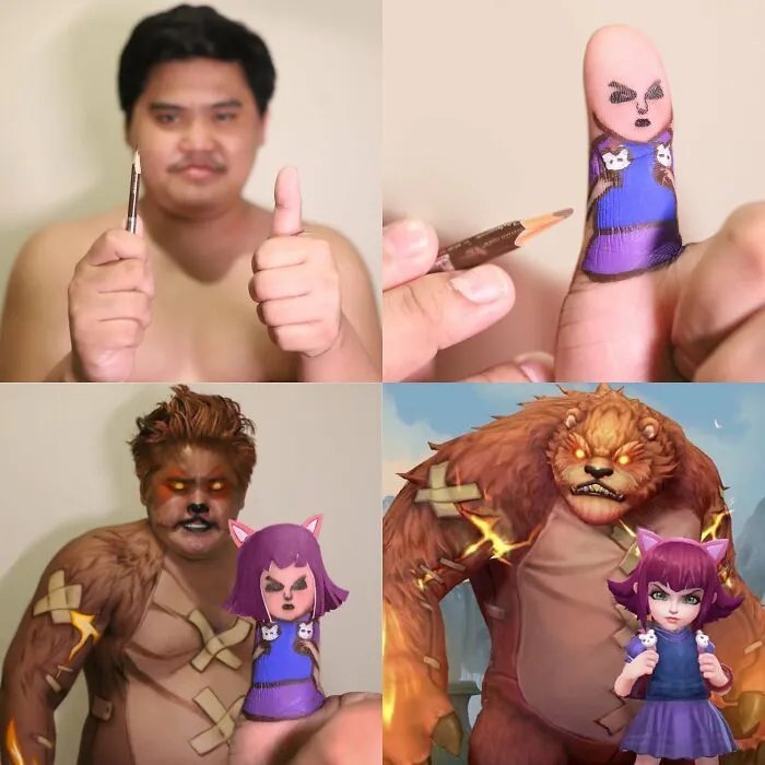 cosl泰国沙雕小哥的低成本Cosplay,脑洞极其逆天,画风无比辣眼睛…