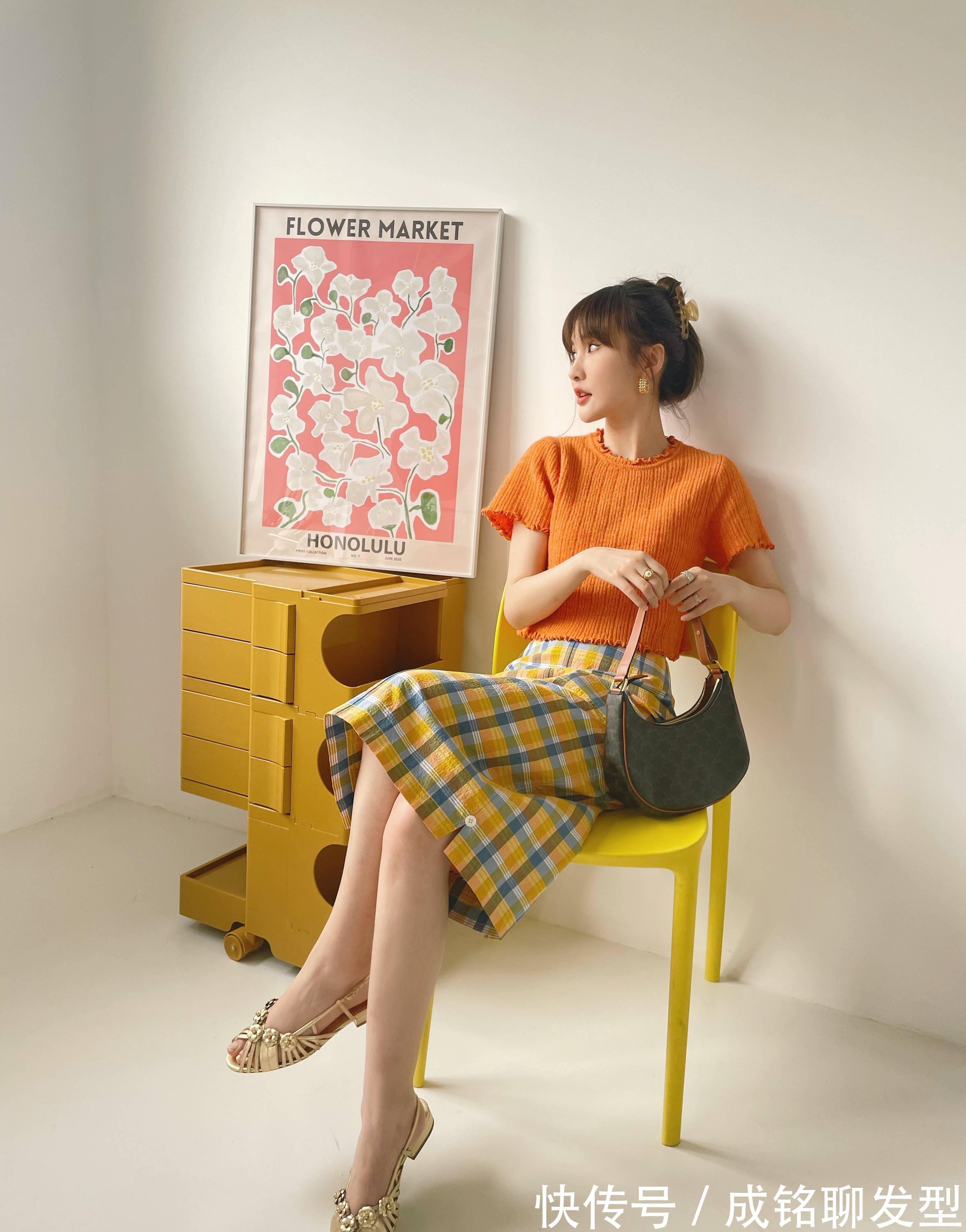 格纹裙|甩掉“地摊货”不当路人甲,五种简单的日常搭配,洋气又赚回头率