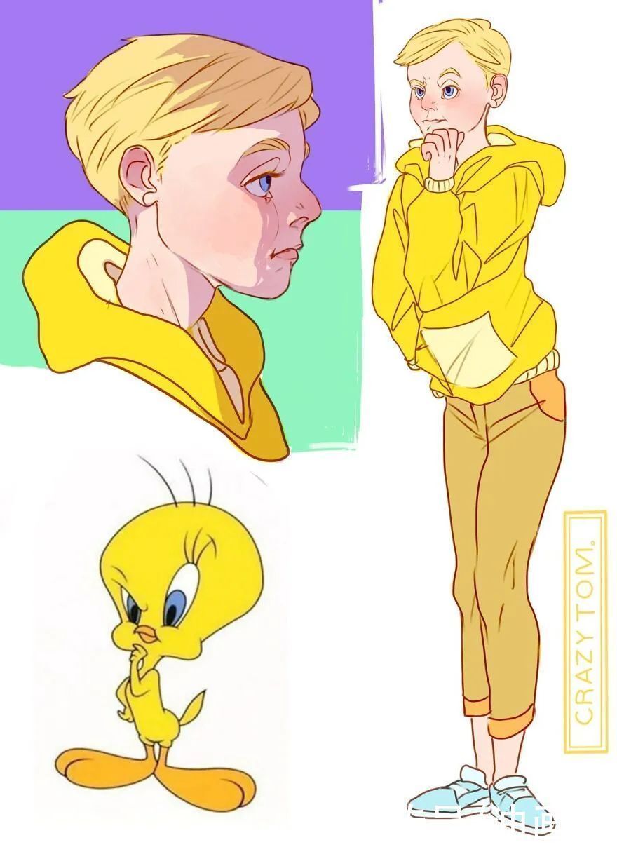 动画|他把卡通动物变成人,出人意料地好看,网友求出同款动画片