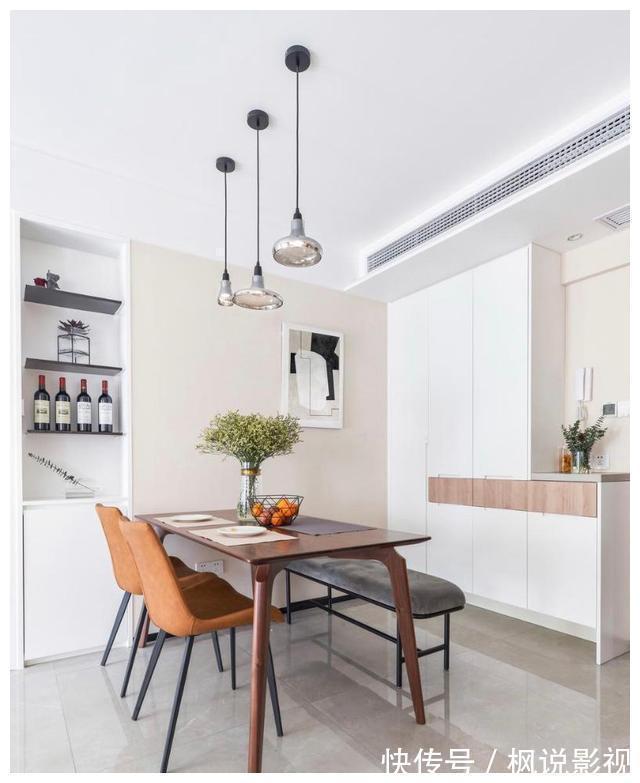 客餐厅|这是我见过最通透的小户型设计,高颜值+强收纳,无限放大的64㎡!