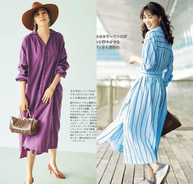 衬衫|春天“衬衫裙”的穿搭灵感,这样穿既保暖又有气质