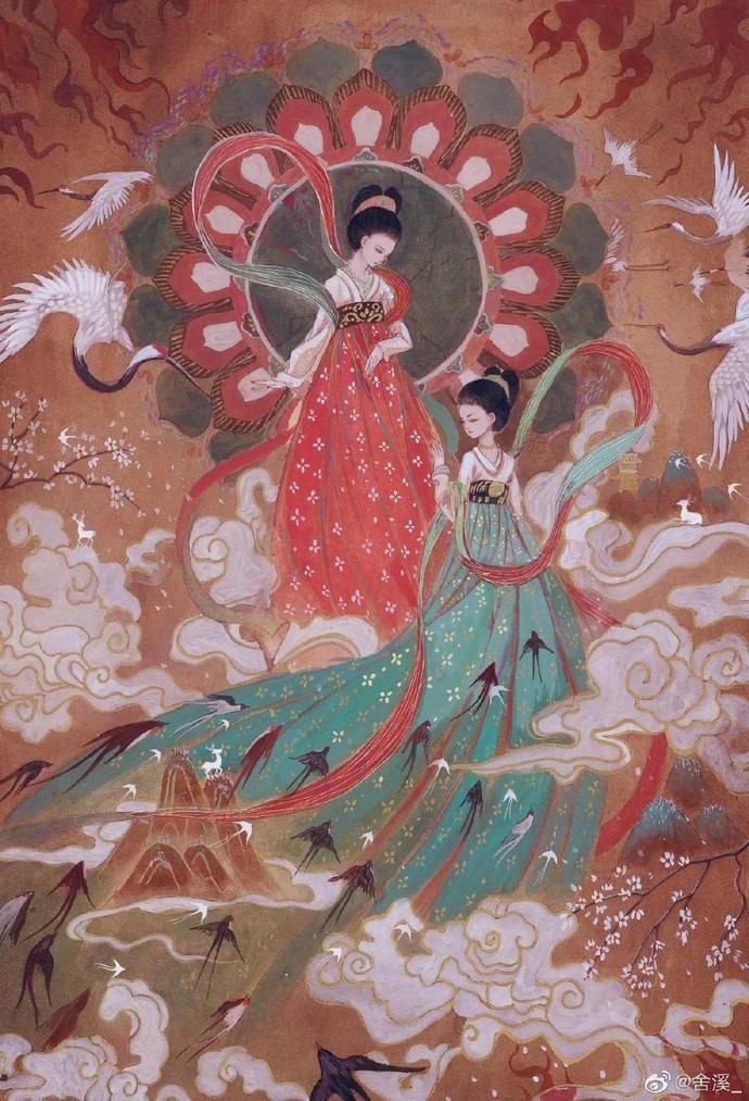 网络|90后小姐姐自学绘画,靠画“神仙狐鬼”爆红网络,圈粉60万