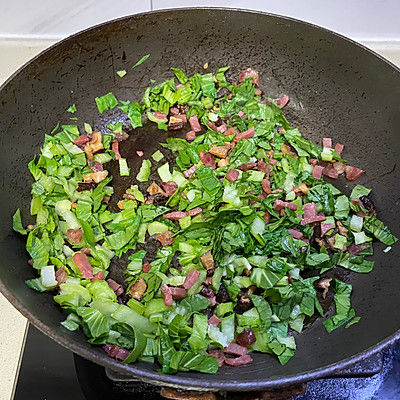 香肠|咸肉青菜汤饭