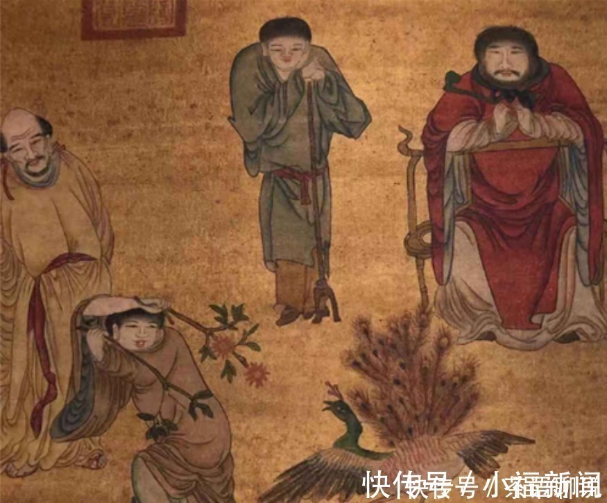 水浒传#清明上河图放大一百倍,发现一奇怪场景,树下睡觉的人在做什么?