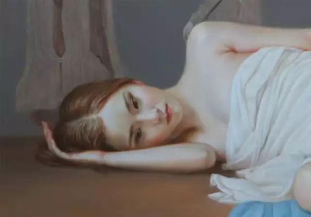 杨超@杨超:人体油画唯美而清雅脱俗,画出了东方女子的纯净与圣洁