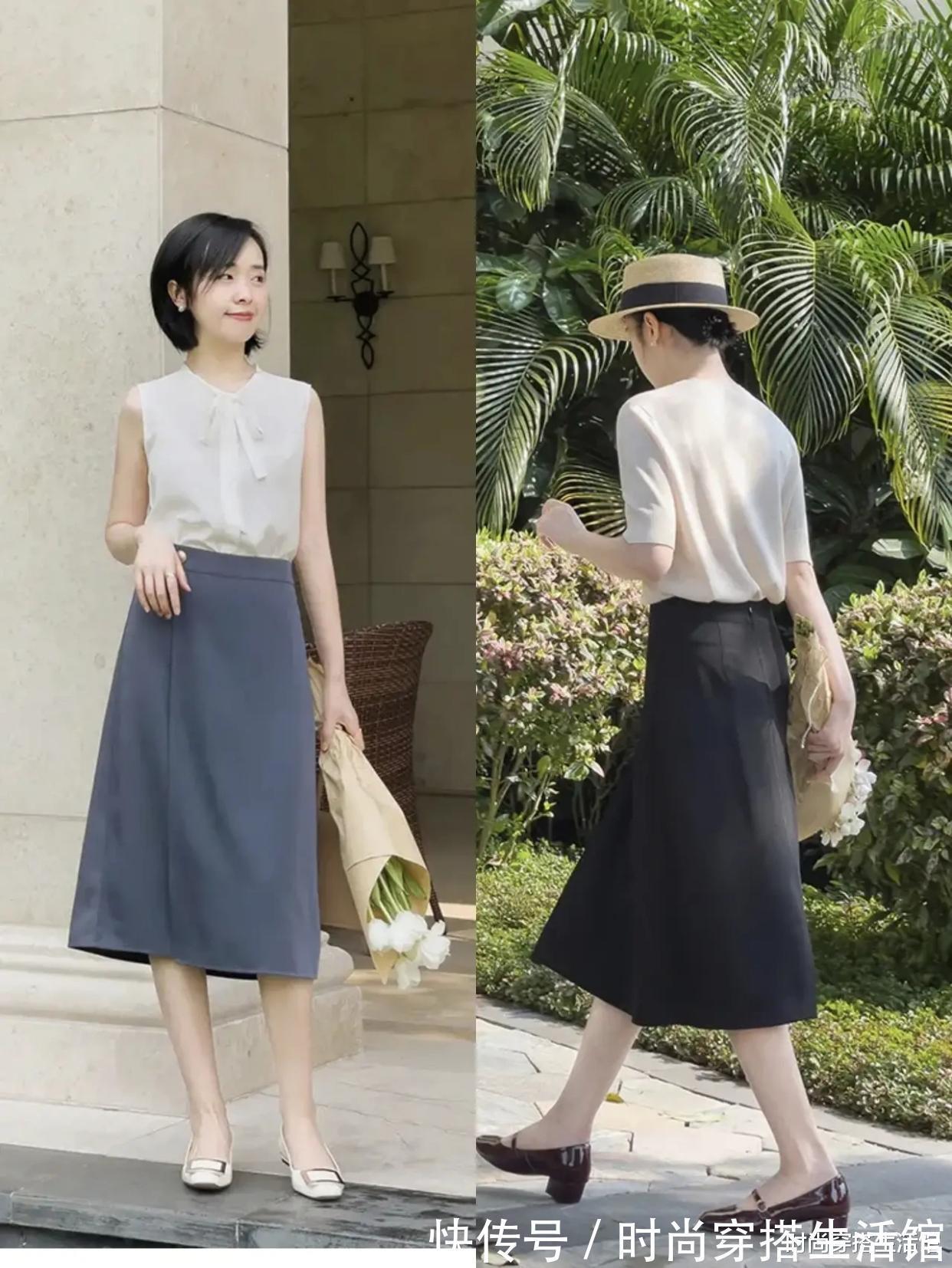 小技巧|夏季穿衣不用愁,掌握这4个穿搭技巧,减龄有气质,适合40岁女人