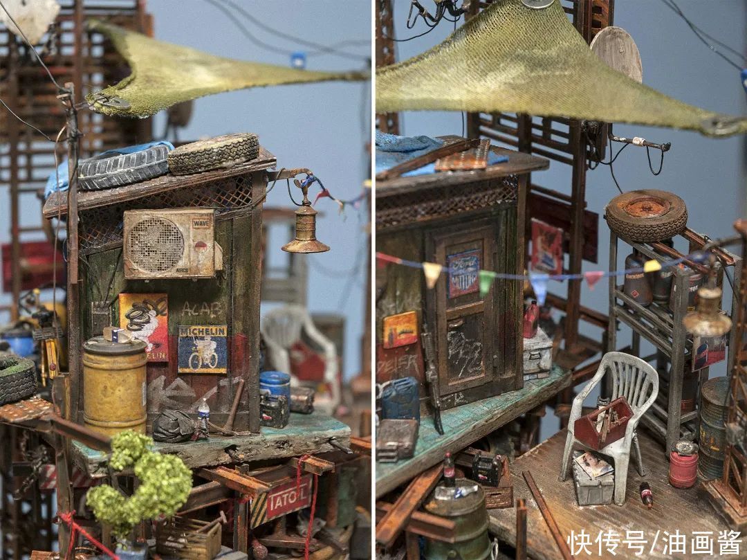 微型艺术家历时4年,打造了一个破败的世界,精致程度让人叹服